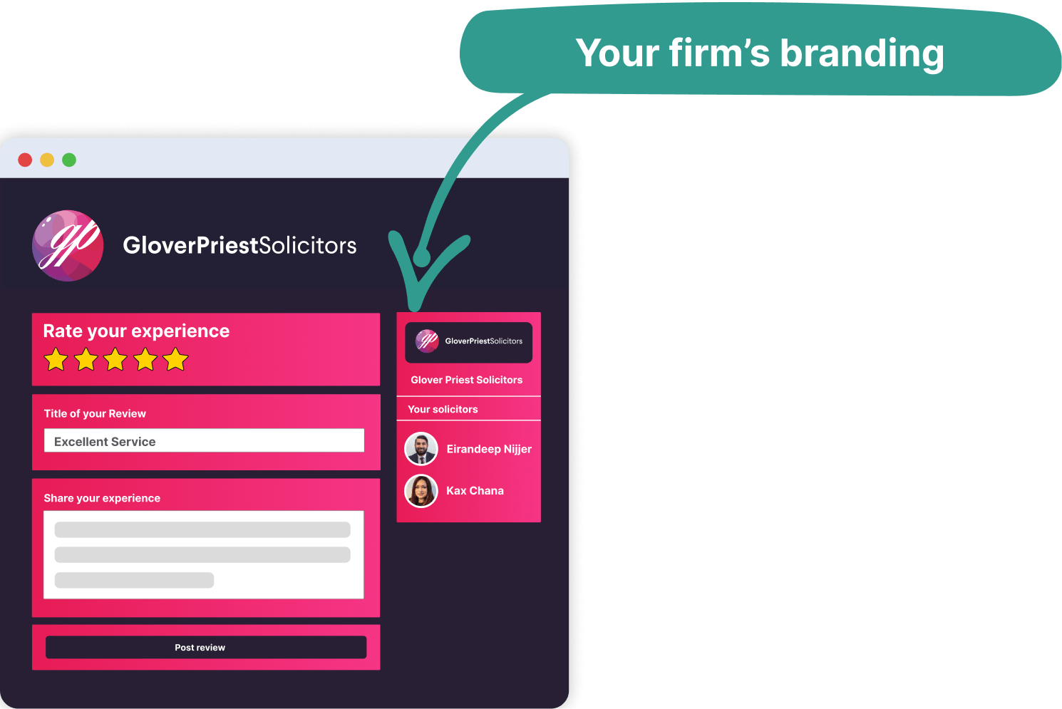 Custom questionnaire - add custom firm branding